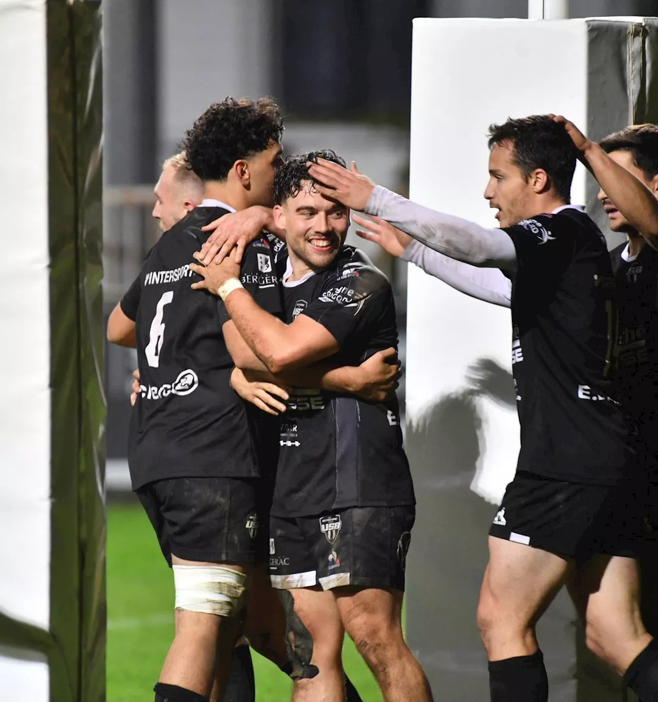 Rugby (Fédérale 2) : Bergerac s’éclate devant Riom dans un match enlevé