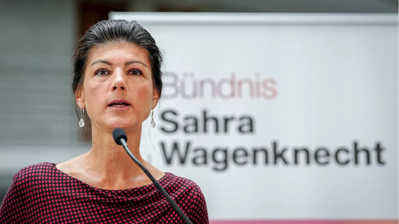 Wagenknecht macht CDU-Distanzierung von Merz zur Bedingung für Koalition in Thüringen