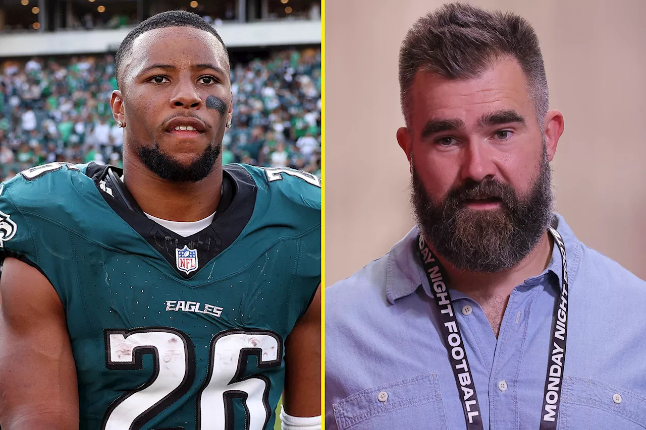 – Jason Kelce knows where Saquon Barkley blames lays as Philadelphia Eagles star makes...