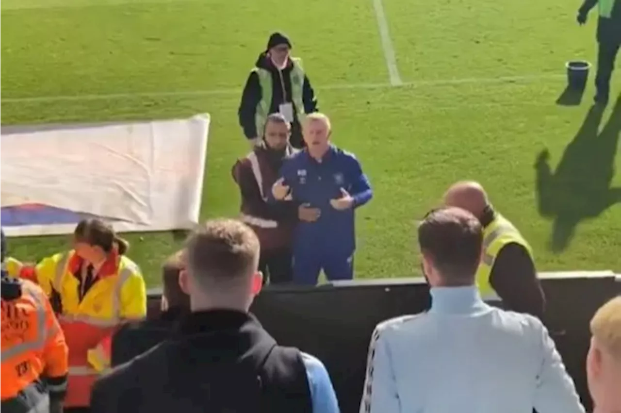 Mark Robins clashes with Coventry fan days after he was tipped for England job by talkSPORT caller...