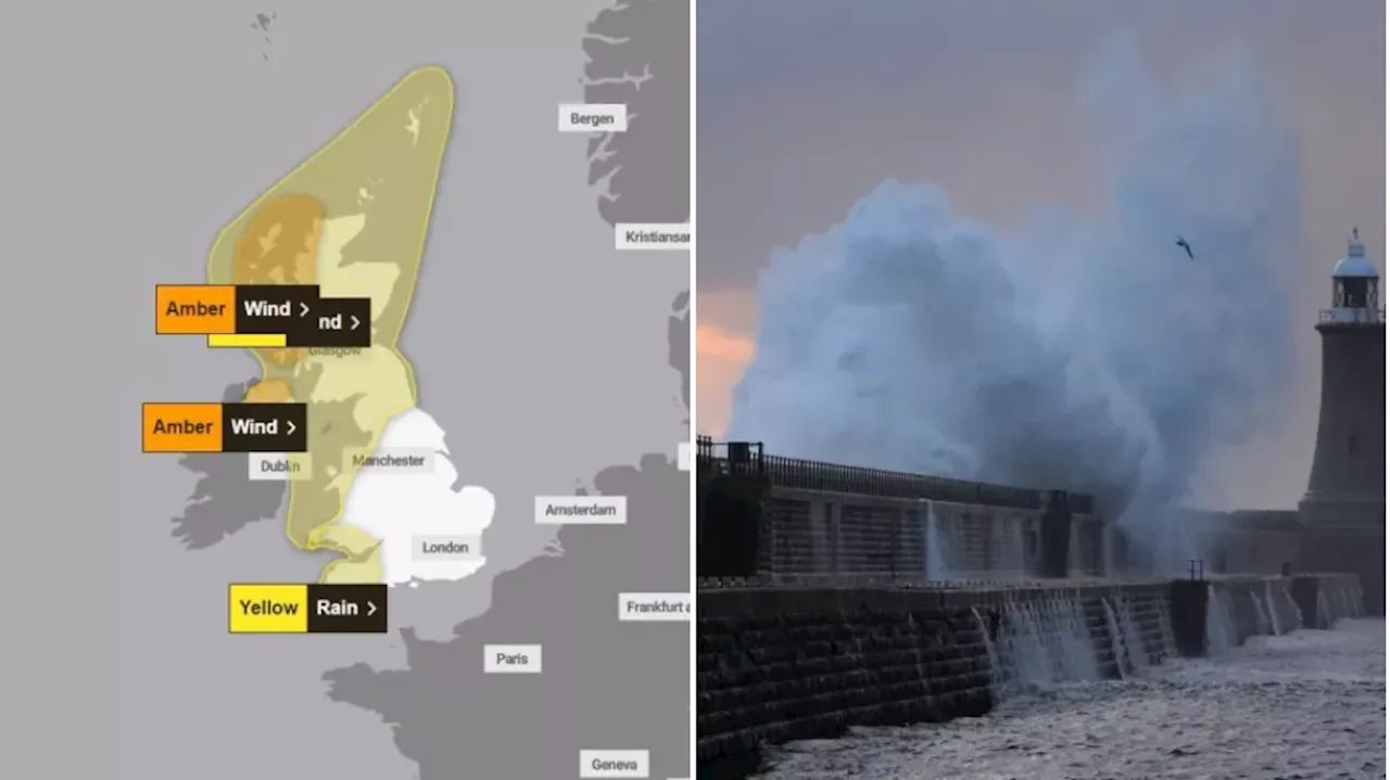 Severe weather warnings across UK as Storm Ashley to bring 80mph winds