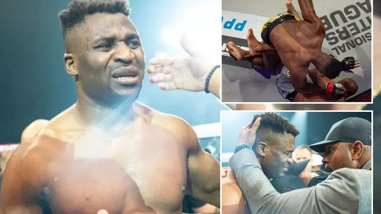 Francis Ngannou Returns To MMA With First Round KO, Dedications Victory To Late Son