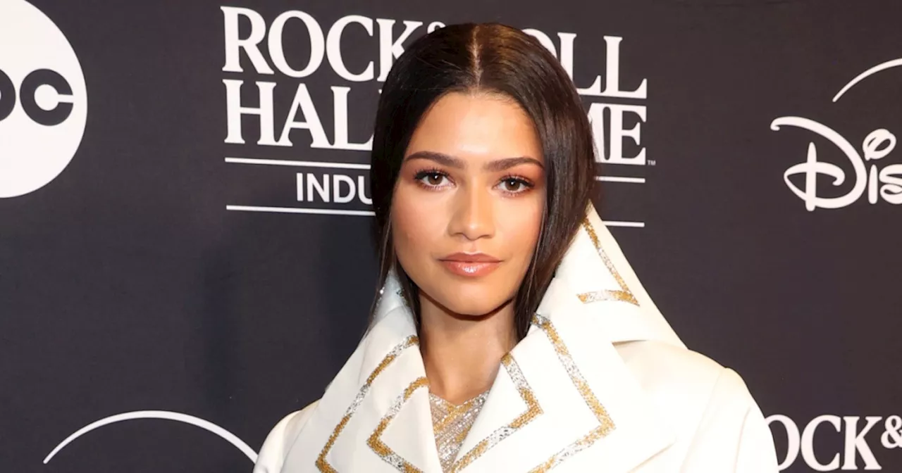 Zendaya Pays Homage to Cher in Sheer Gold Dress at Rock & Roll Hall of Fame