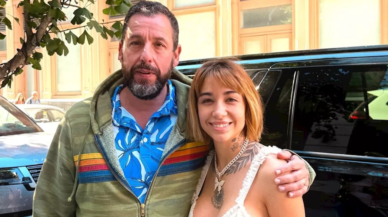 Sorpresa por el inesperado video de María Becerra charlando con Adam Sandler en Nueva York