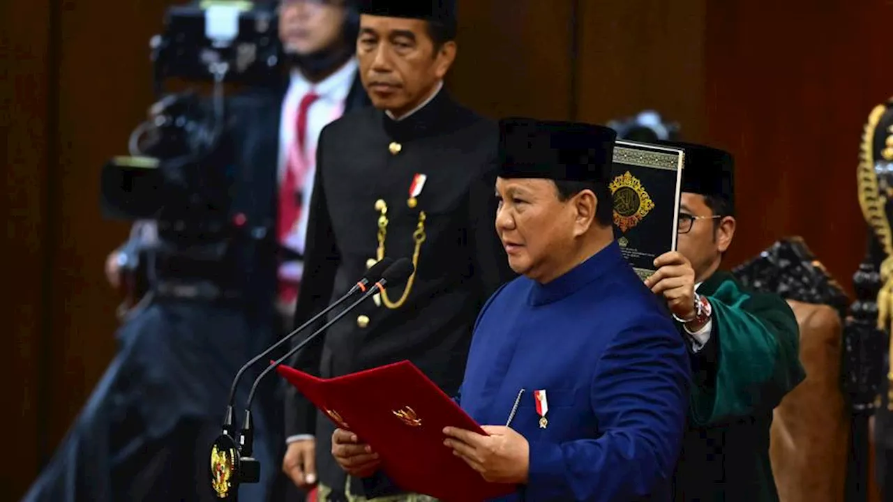 Indonesia's Prabowo vows to support Palestine in debut speech as president