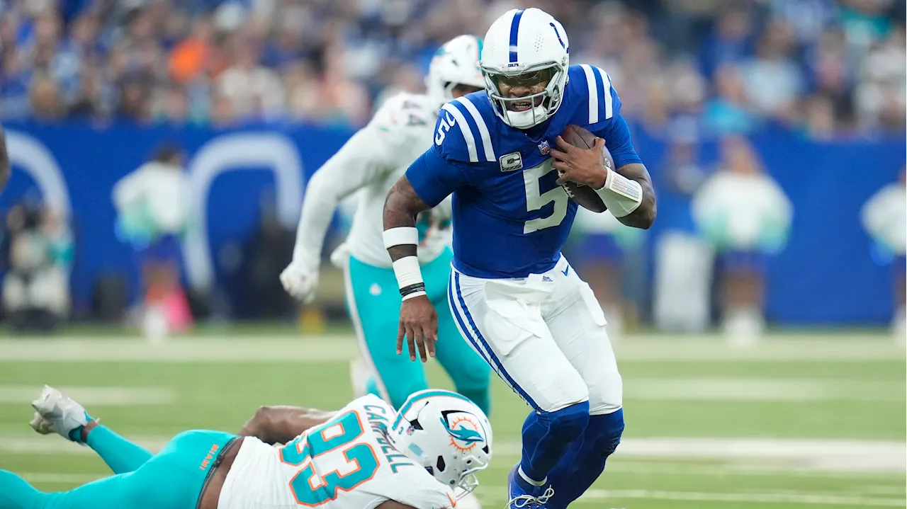 Richardson leads late scoring drive to send Colts past Dolphins