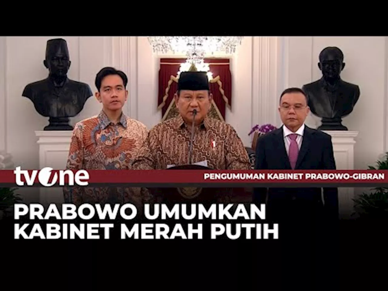 Resmi, Ini Nama yang Mengisi Kabinet Merah Putih Prabowo-Gibran