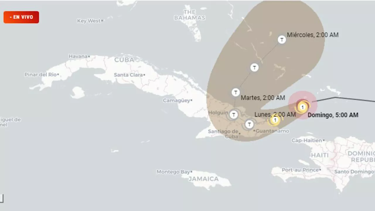 oscar toca tierra en una isla de bahamas y se espera que llegue a cuba esta tarde como huracan