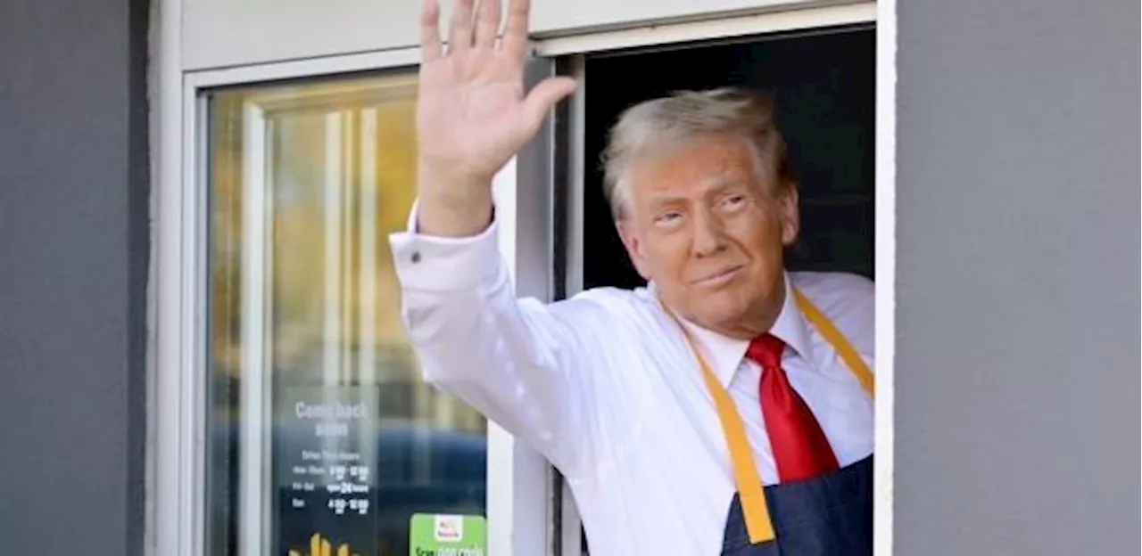 Trump faz campanha em McDonald's na Pensilvânia, estado-chave na eleição