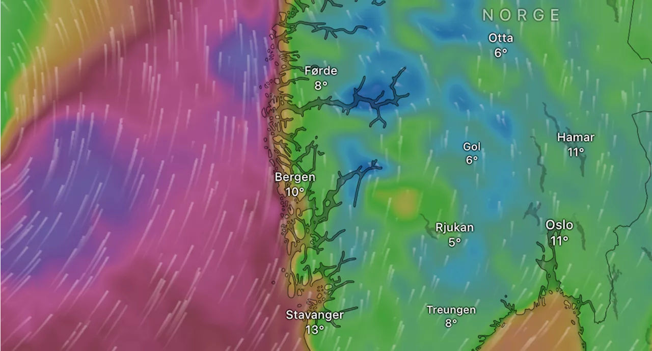 Meteorologene advarer: Fare for orkanvind