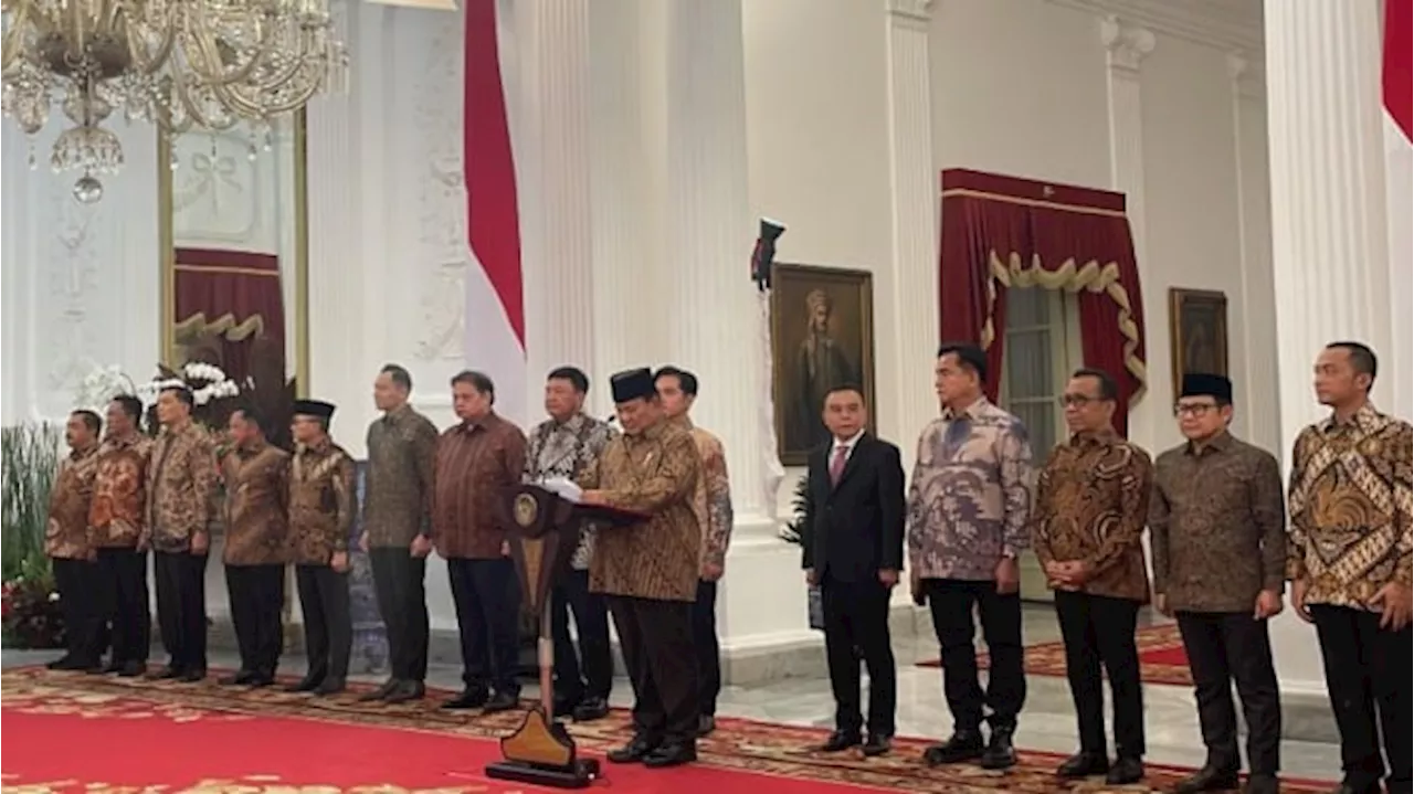 Deretan 7 Menko Kabinet Merah Putih Prabowo, Ada Yusril hingga Budi Gunawan