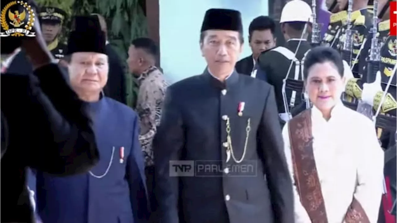 Jokowi Tiba di Gedung MPR/DPR Hadiri Pelantikan Prabowo-Gibran