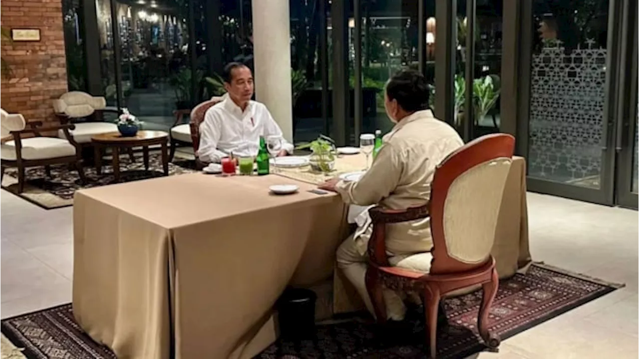 Menu Makan Siang Jokowi dan Prabowo di Istana: Lontong Kikil