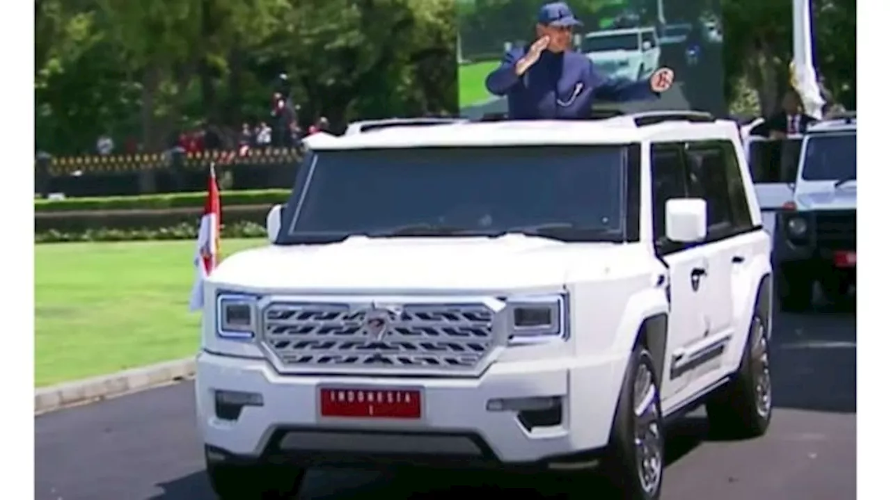 MV3 Garuda Limousine Jadi Kendaraan Prabowo Menuju Istana, Direktur Pindad: Produk Dalam Negeri Maju