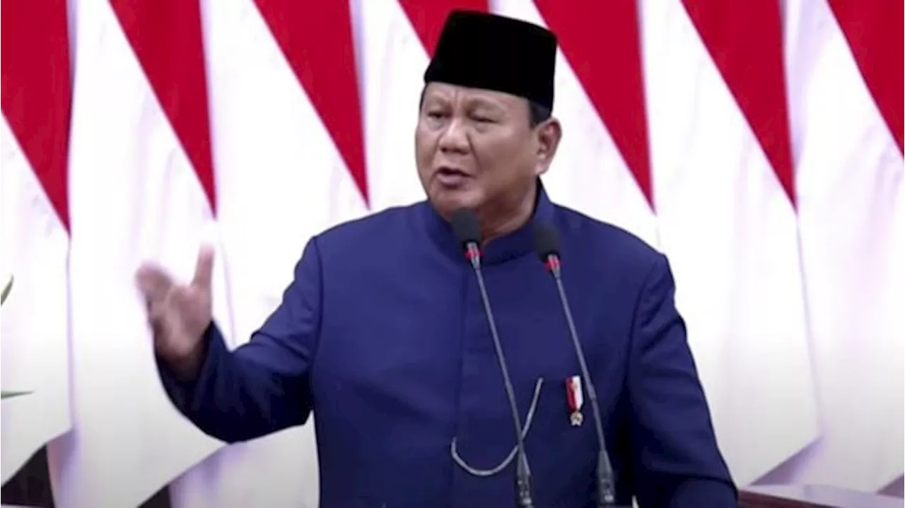 Usai Dilantik Jadi Presiden, Prabowo: Kita Harus Ingat Kekuasaan Itu Milik Rakyat!