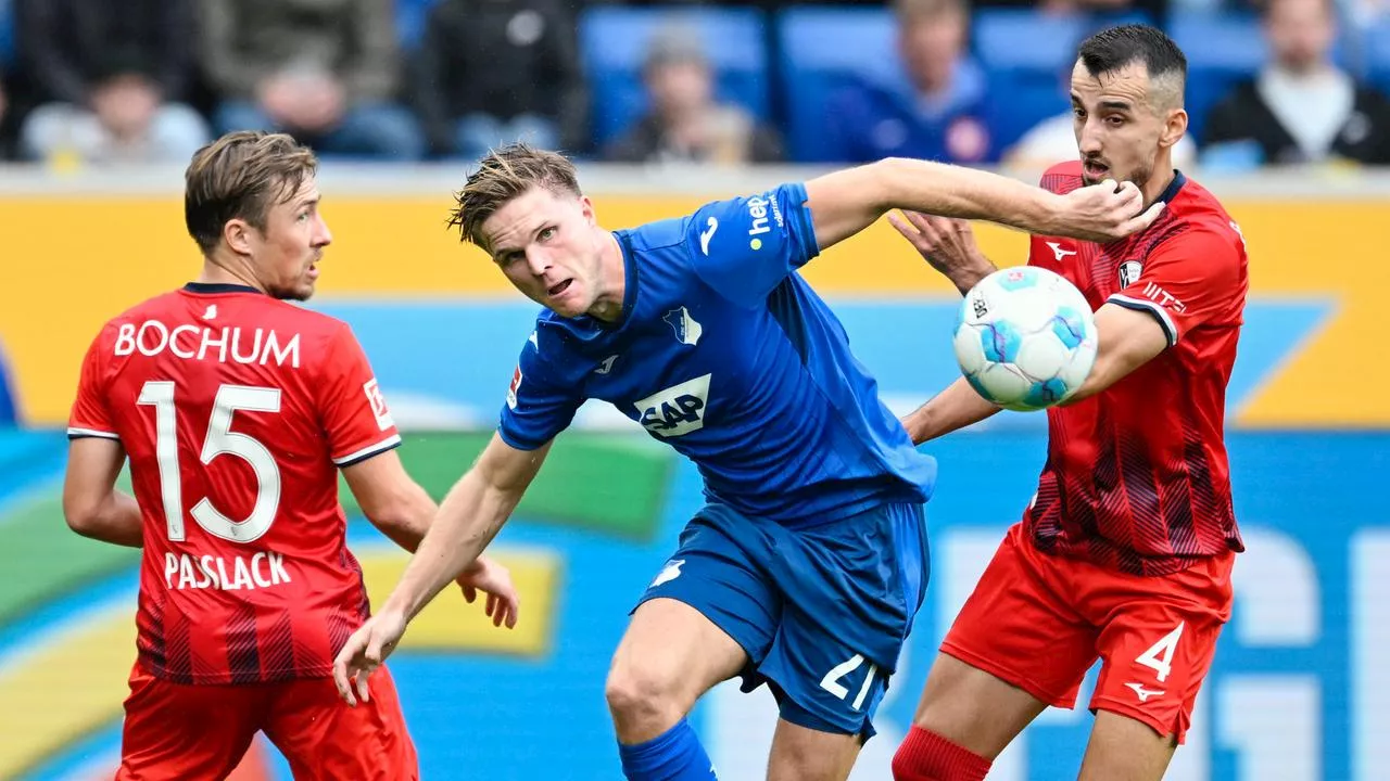 Bundesliga: Hoffenheim gewinnt Kellerduell gegen Bochum