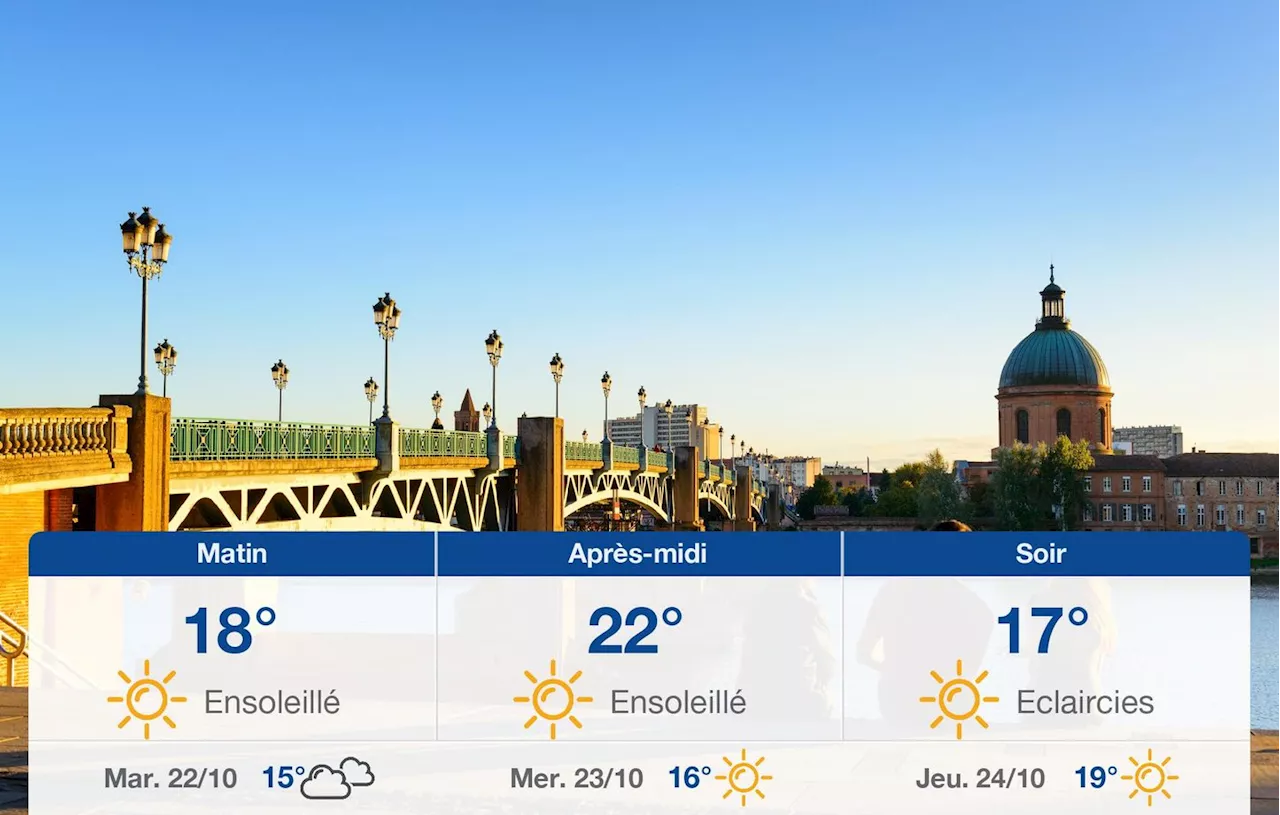 Météo Toulouse: prévisions du lundi 21 octobre 2024