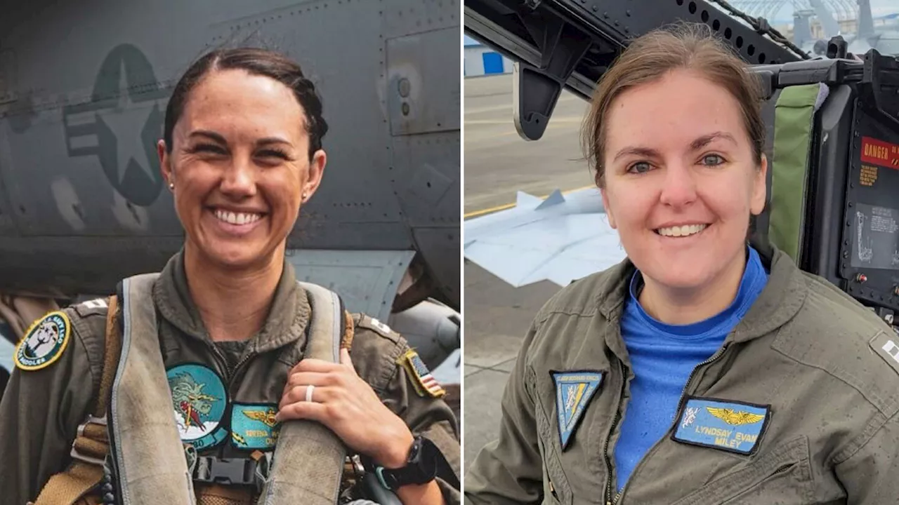 Navy IDs 2 'trailblazing' female aviators killed in Washington jet crash