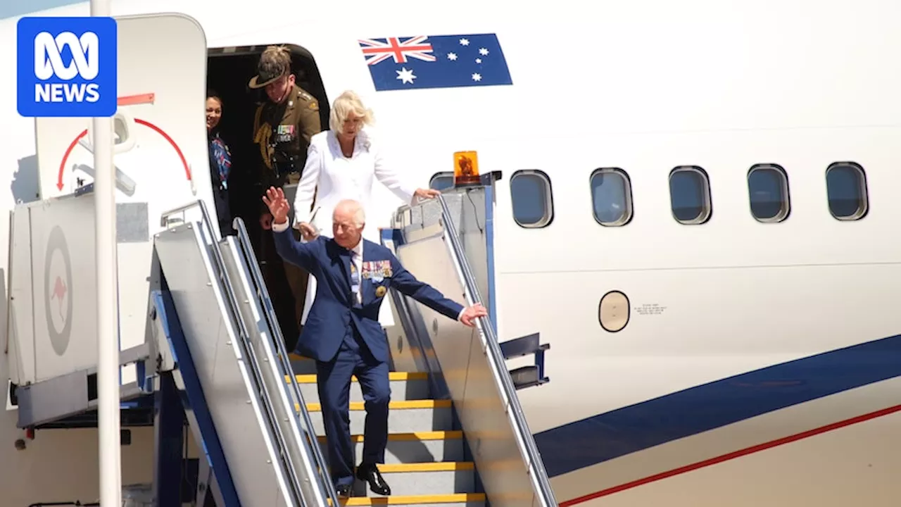 Live: King and queen greet crowd of thousands outside War Memorial on second official royal tour day