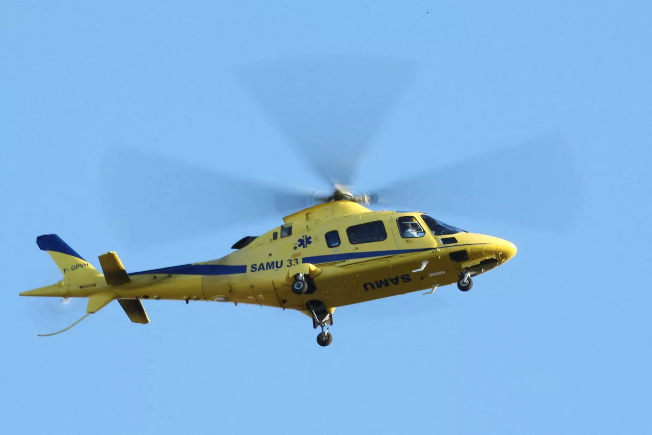 Gironde : blessé dans un accident de la route, un homme de 70 ans héliporté à Bordeaux