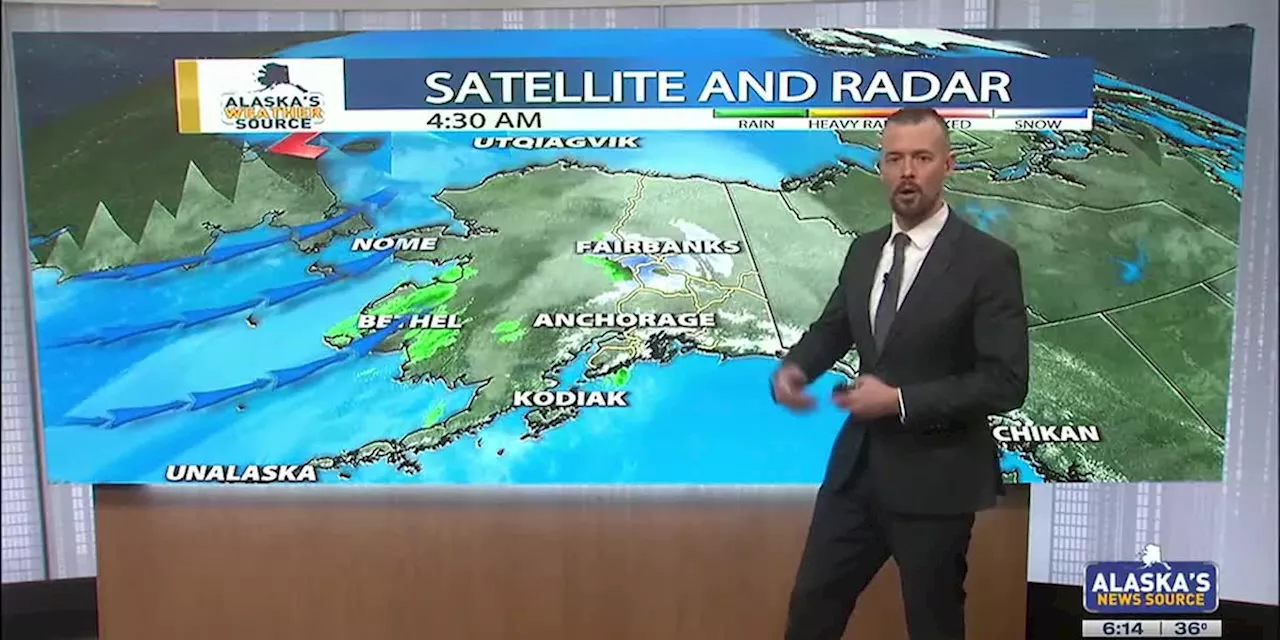 Large storm brings coastal flooding, snow, rain and winds to Alaska