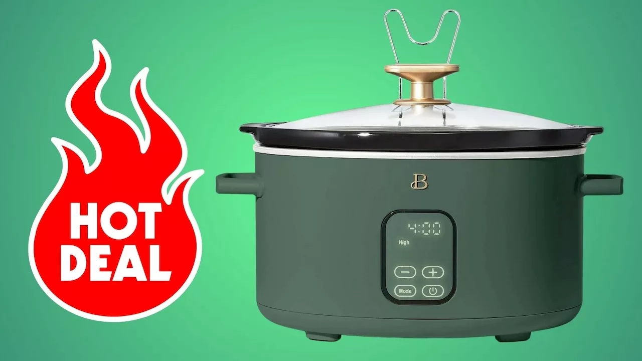 The viral Beautiful by Drew Barrymore slow cooker is $20 off today