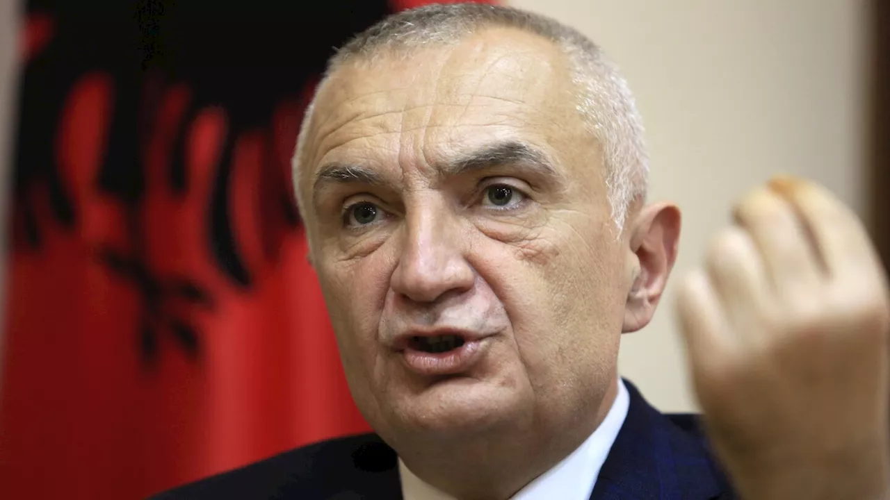 Albania's former president Meta is arrested for alleged money laundering, his party says