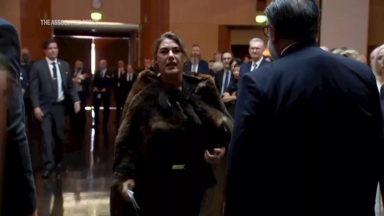 Australian senator removed by security staff after screaming at King Charles III