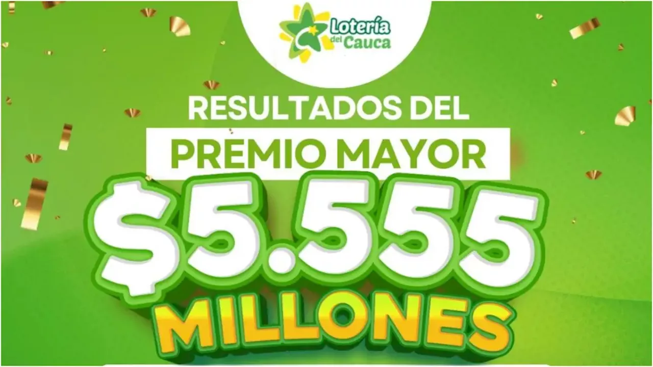 Lotería del Cauca: resultado del sábado 19 de octubre de 2024