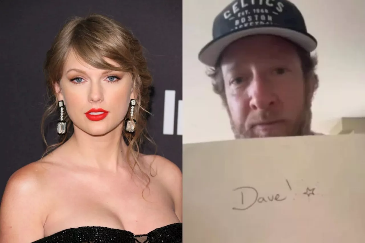 Taylor Swift sends special handwritten letter to Dave Portnoy to “Thank” him