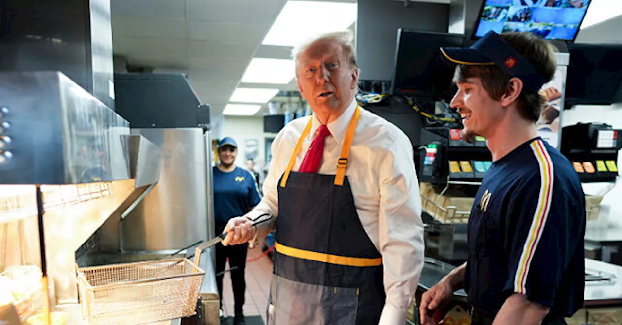 Establishment Media Freak Out over Trump’s McDonald’s Work, Accuse Him of Smearing Kamala Harris