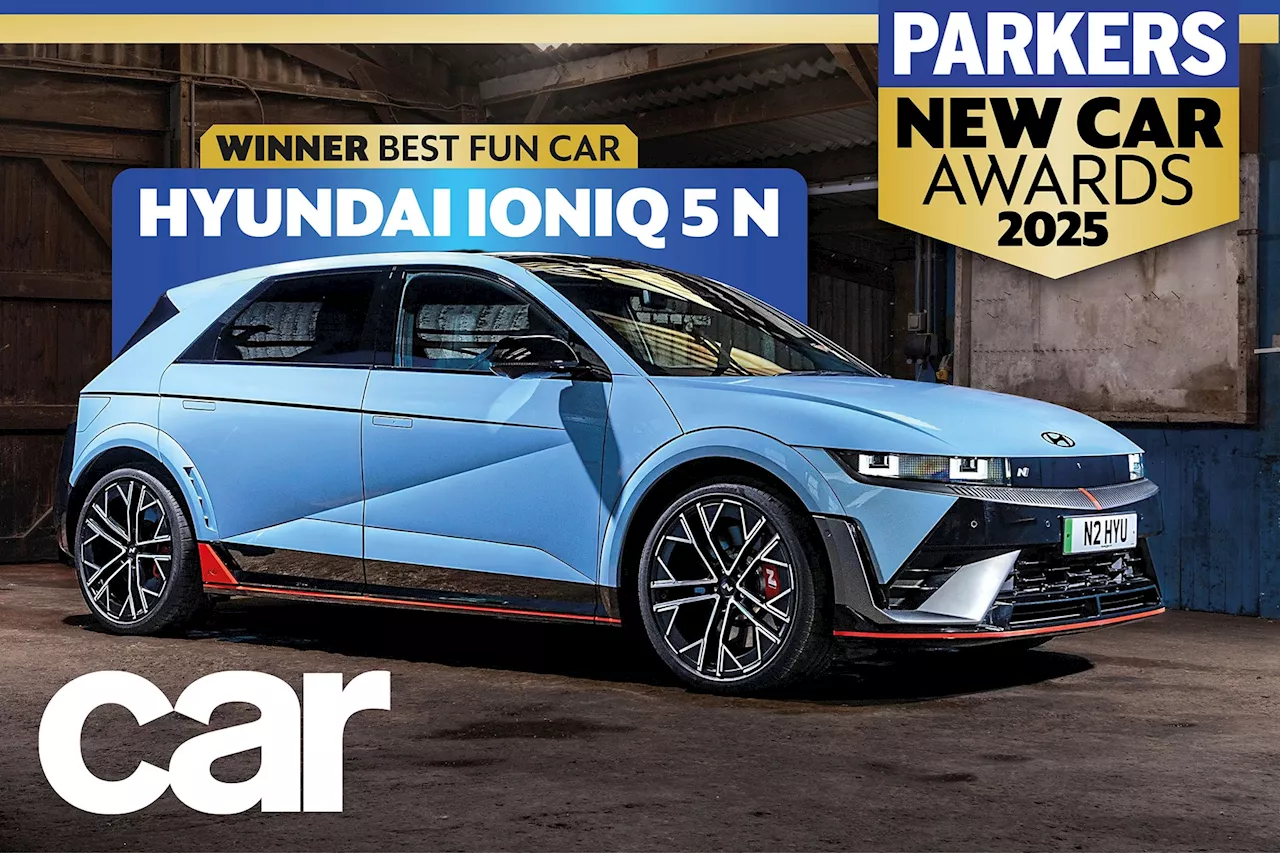 Hyundai Ioniq 5 N wins best fun car prize at Parkers New Car Awards 2025