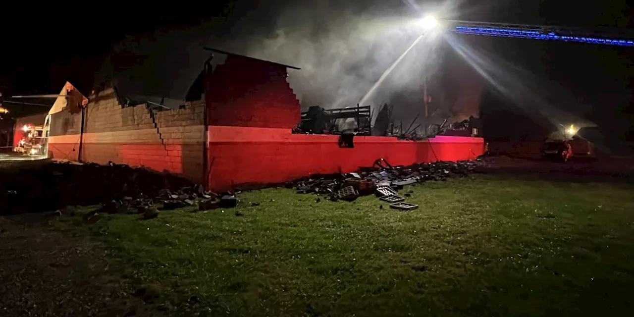 2 Canton firefighters injured after business fire causes explosions