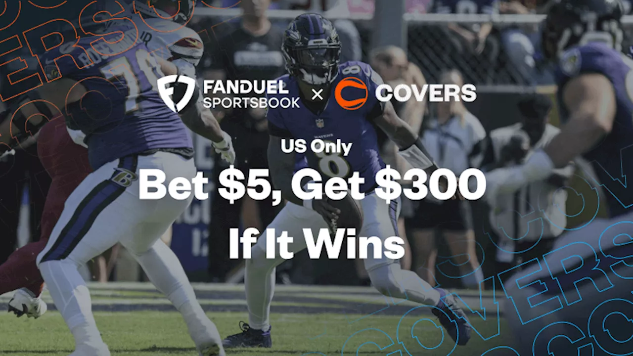 FanDuel Promo Code: Bet $5, Get a $300 Bonus If It Wins for Ravens vs Buccaneers