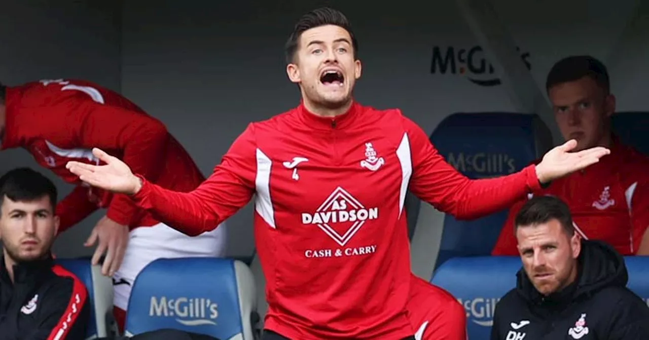 Airdrie boss faces headache for Ayr clash as McGrattan red adds to side's woes