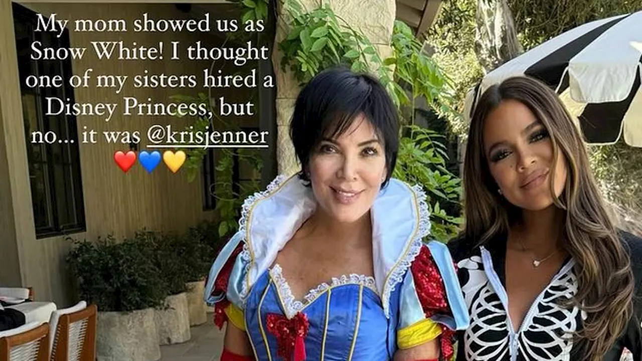 Kris Jenner, 68, looks younger than ever as Snow White for Khloe Kardashian's Halloween party