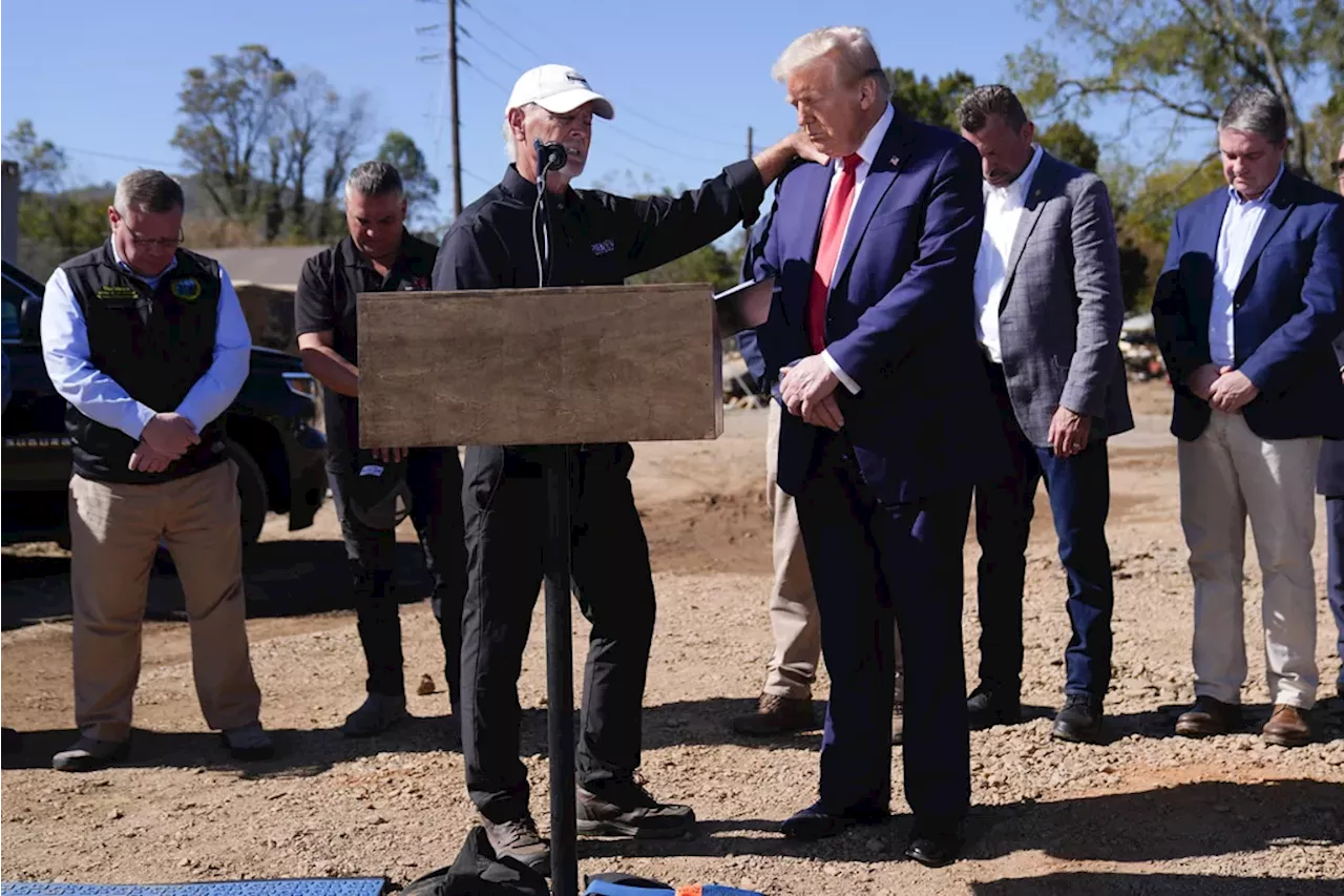 Trump keeps Mark Robinson at arm’s length while campaigning in North Carolina