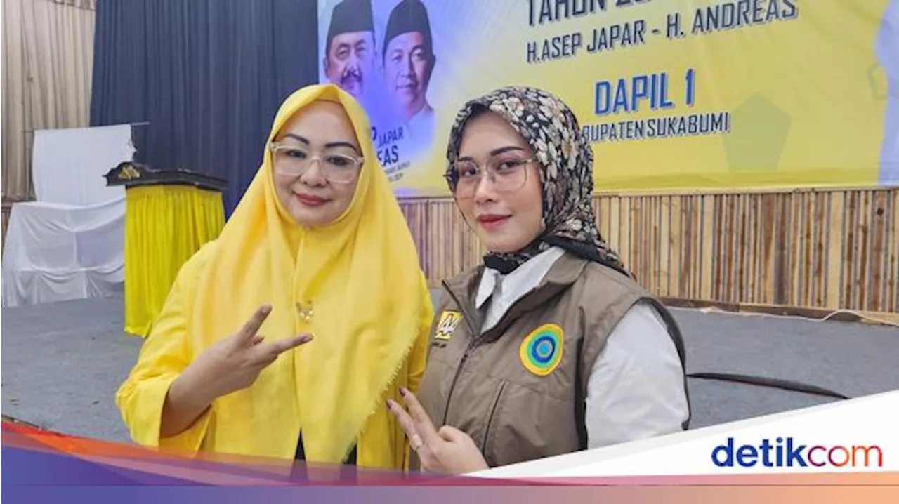 Duo Srikandi DPRD Dukung Asep Japar-Andreas di Pilbup Sukabumi