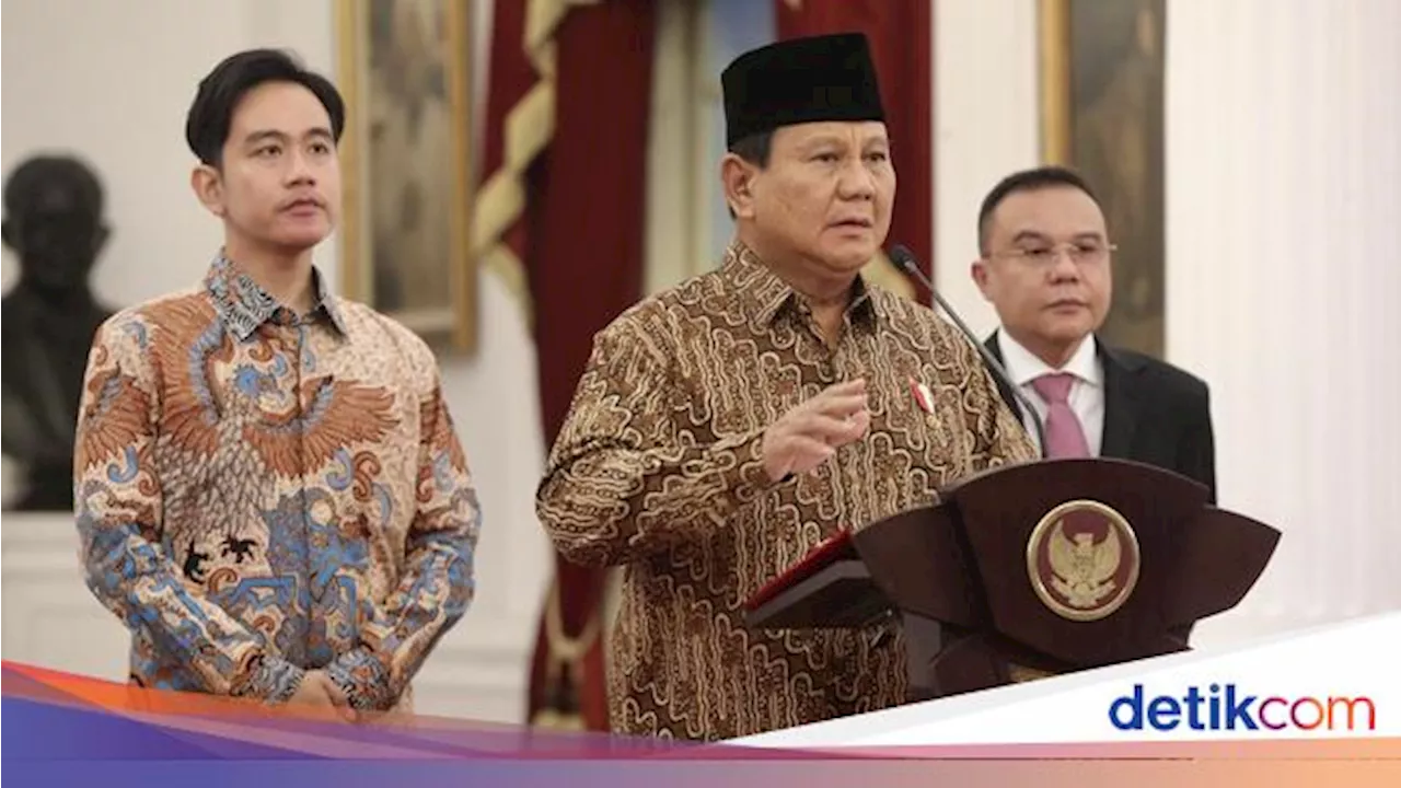 Prabowo Akan Lantik Menteri Kabinet Merah Putih Pagi Ini, Wamen Siang Hari