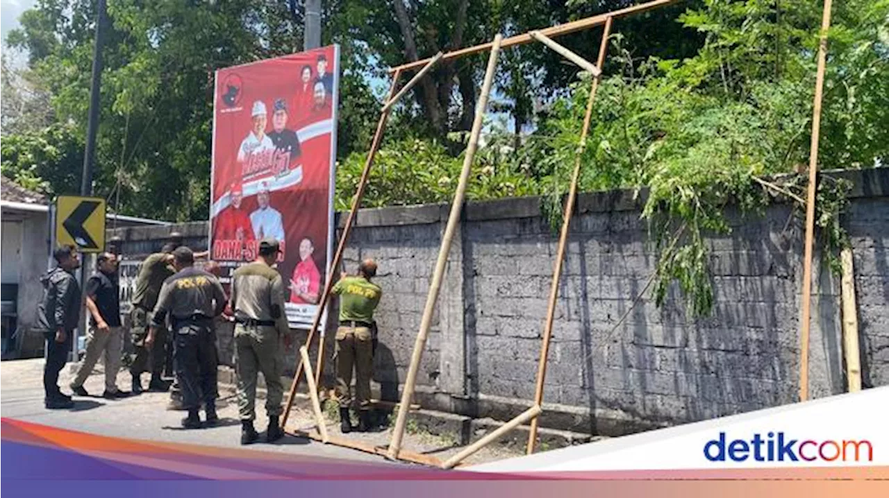 Relawan Gus Par-Pandu Protes Penurunan Baliho di Karangasem Tebang Pilih