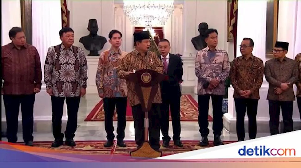 Soal Susunan Kabinet Merah Putih, Jokowi: Yang Dipilih Pak Prabowo Terbaik!