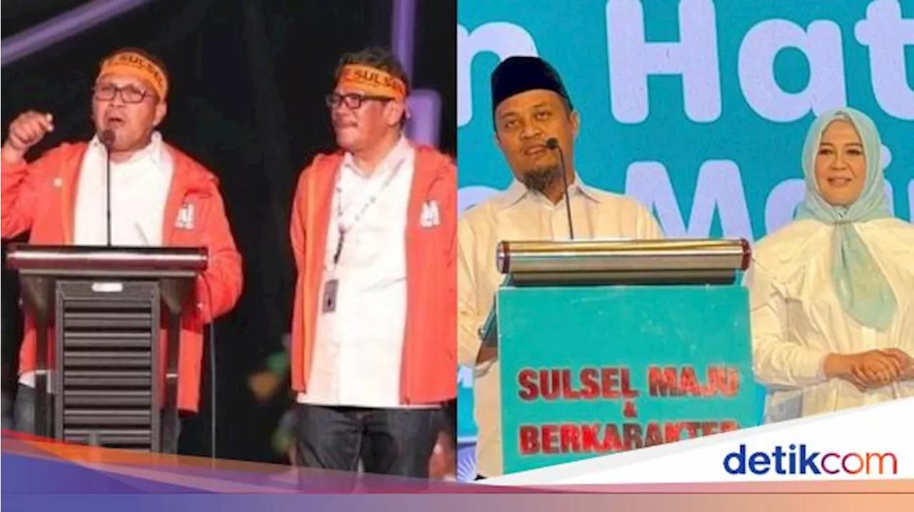 Survei PPI Pilgub Sulsel di Makassar: Danny-Azhar 31,2%, ASS-Fatma 29,2%