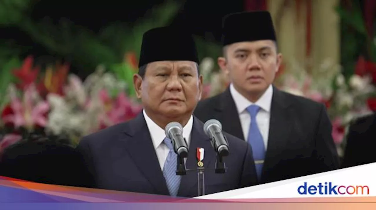 Prabowo Lantik Sri Mulyani-Erick Thohir Jadi Menteri Kabinet Merah Putih