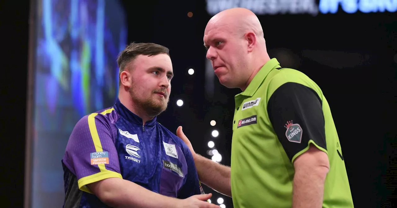 Michael van Gerwen 'chokes' Luke Littler after making vow in remarkable scenes