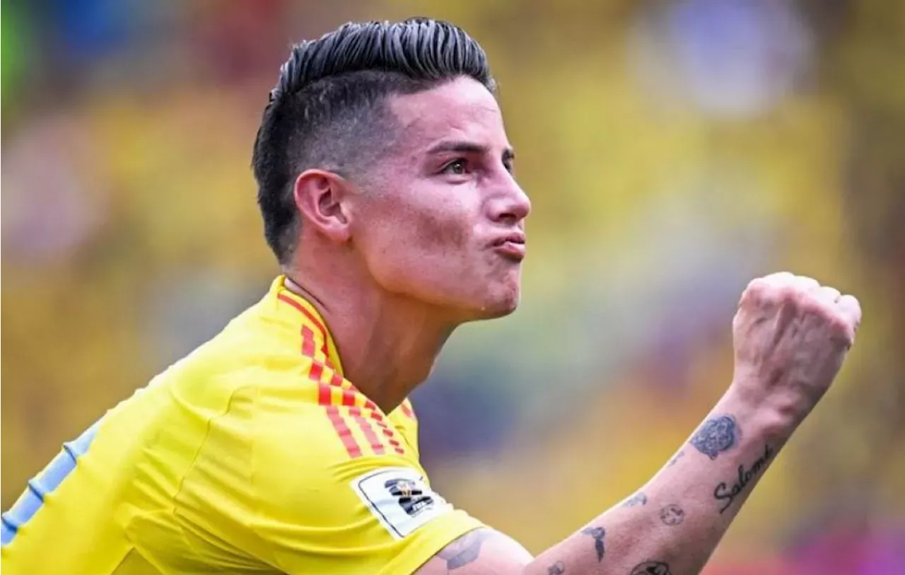 Nominan a James Rodríguez como mejor jugador del mundo 2024