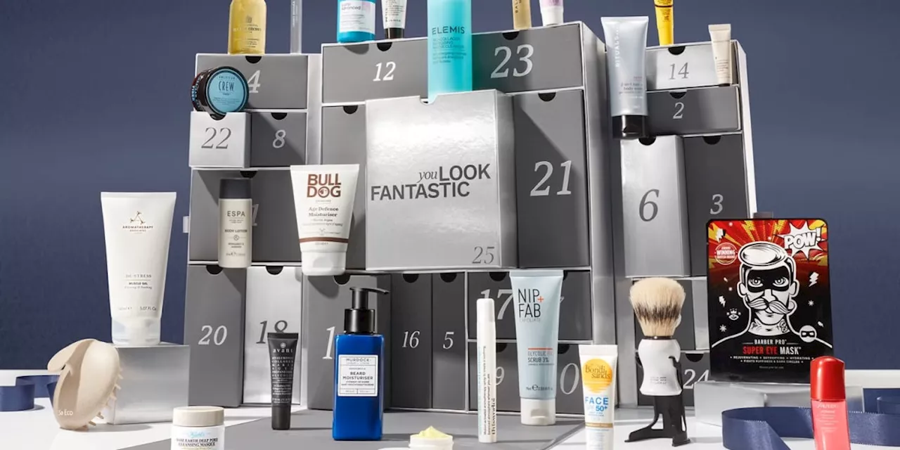 Adventskalender für Männer: Iconic Adventskalender von LOOKFANTASTIC voller Körperpflegeprodukte