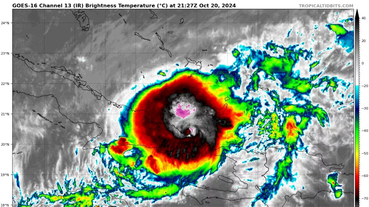 Huracán Óscar Categoría 1 Toca Tierra en Cuba en Medio de un Apagón en Toda la Isla