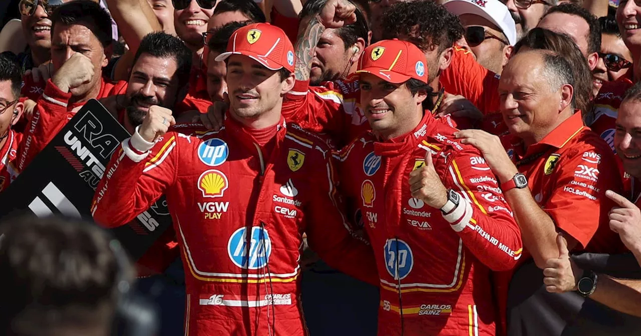 Charles Leclerc y Ferrari avisan a Red Bull y McLaren: ‘Queremos el campeonato de constructores’