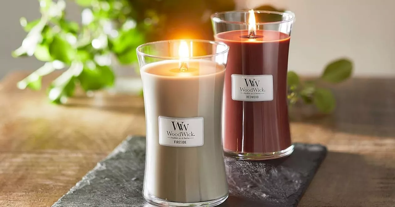 Woodwick's 'amazing' crackle candle 'just like real fire' now 43% off on Amazon