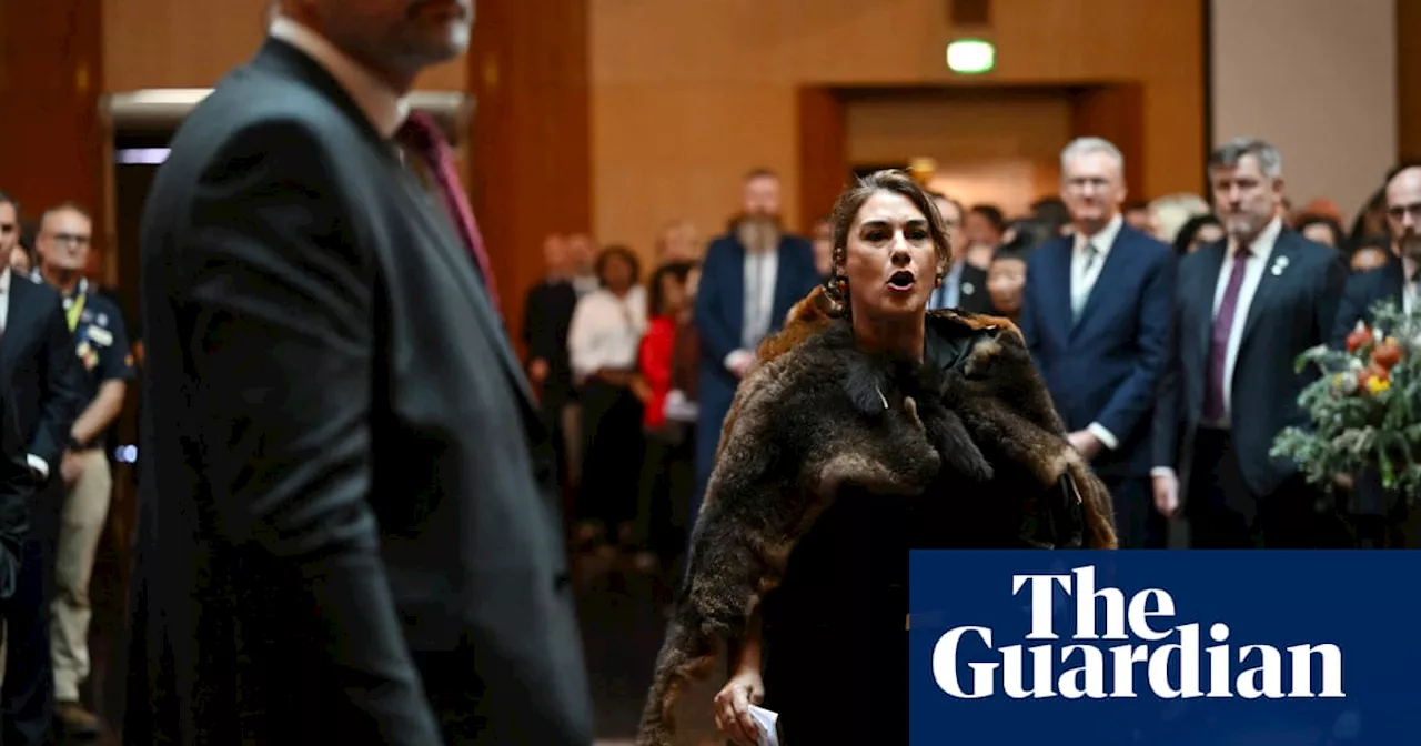 King Charles heckled by Indigenous senator Lidia Thorpe at Australia’s Parliament House